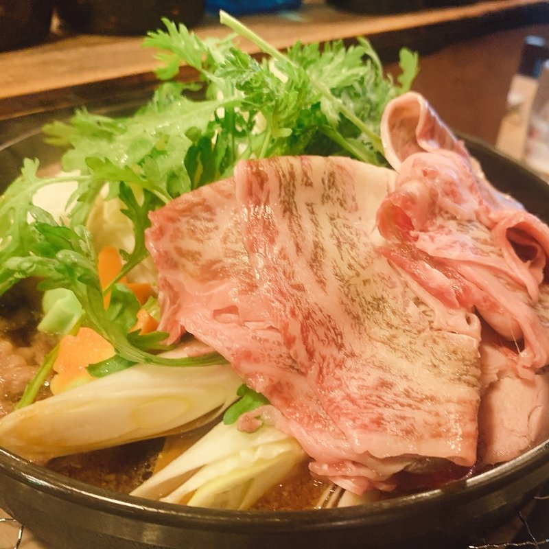 牛鍋(牛弁慶 新橋本店)