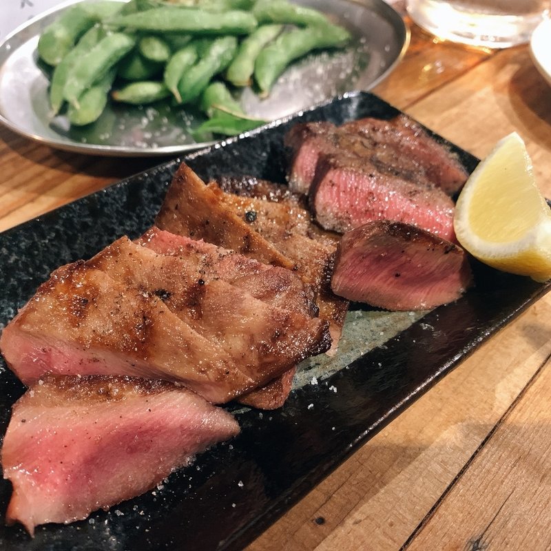 芯タンの炙り(ベコヒラ)