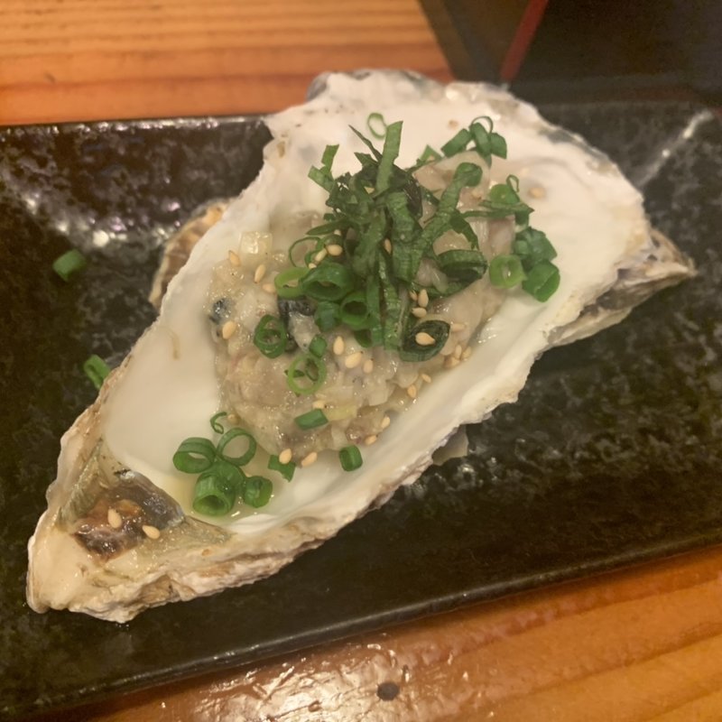 牡蠣のなめろう(牡蠣とシャンパン 牡蠣ベロ)