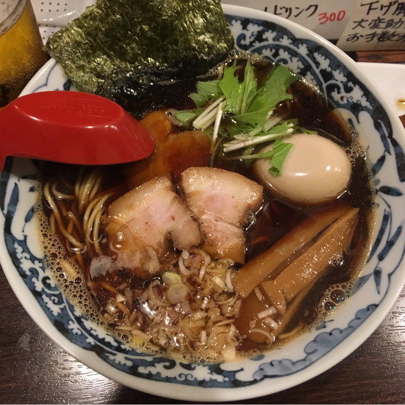 たまり醤油ラーメン(中華そば 東京ぐれっち 阿佐ヶ谷)