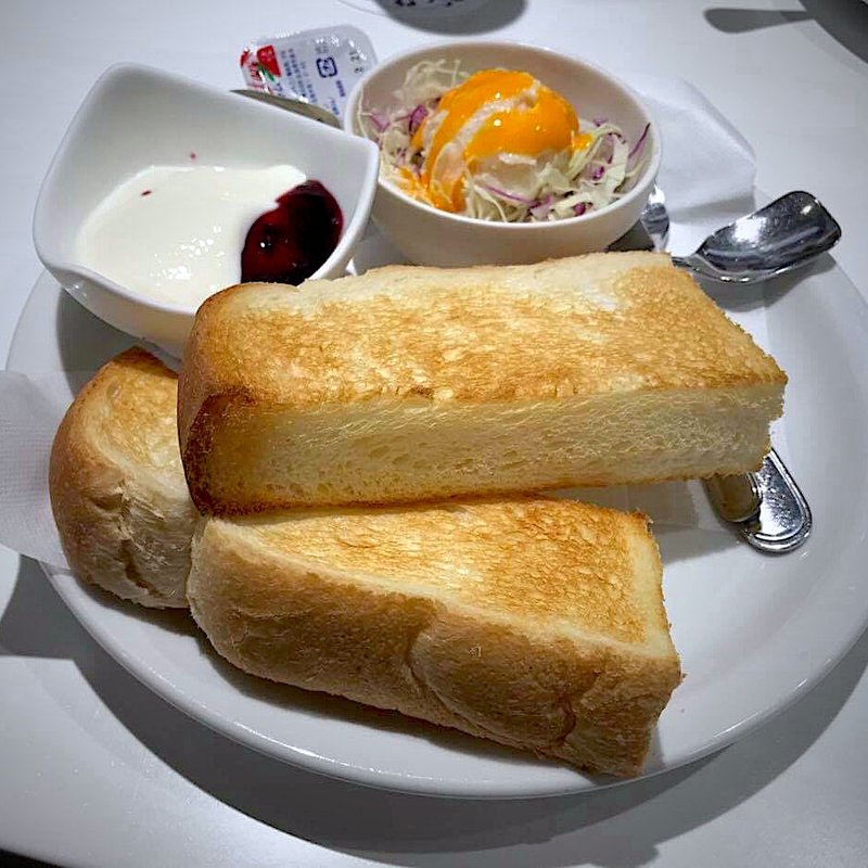 モーニングAセット トースト(カフェ 杜の香り )