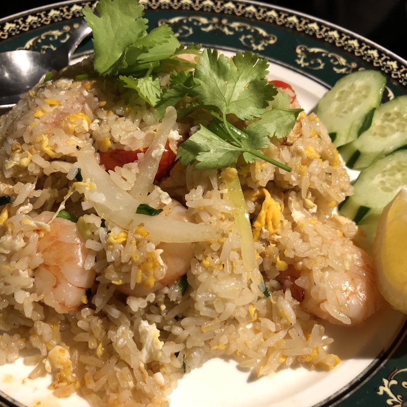タイ風海老チャーハン(バーンキラオパラダイス)