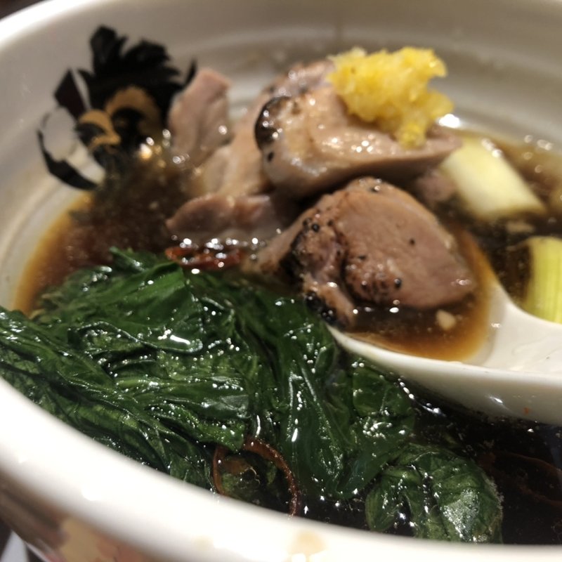 味玉鴨中華そば(満鷄軒)