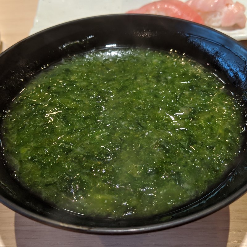 青のり汁(沼津 すし之助 沼津本店)