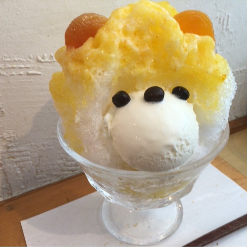 くまちゃん」かき氷(JAPANESE ICE OUCA ジャパニーズアイス櫻花)の