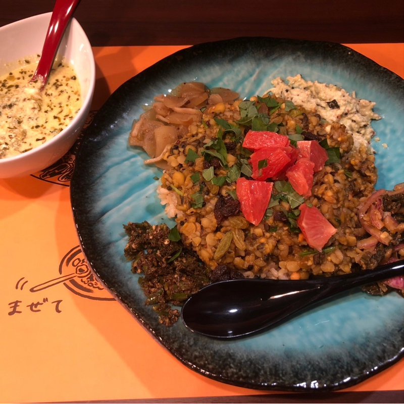 ナッツのダールとヨーグルトミント(カリープンジェ)