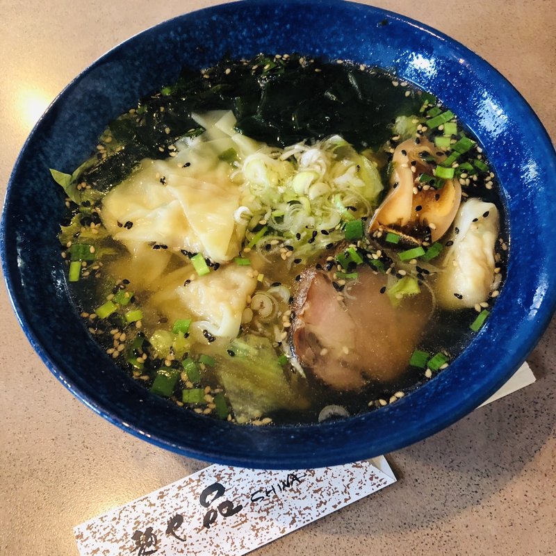 塩ワンタンメン(麺や品)