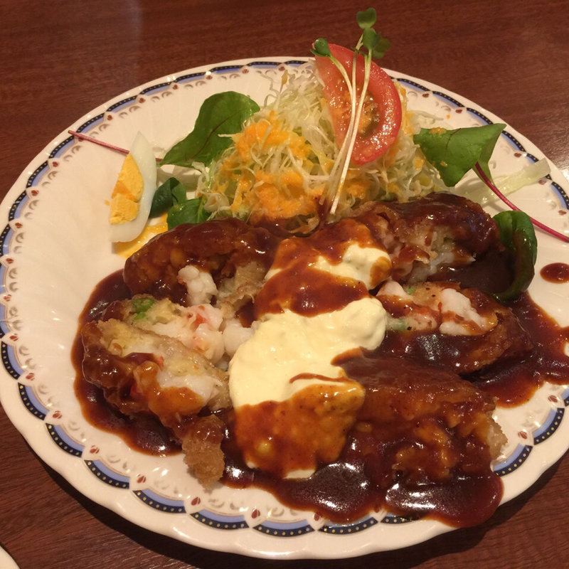 エビカツ(洋食レストラン マルシェ)