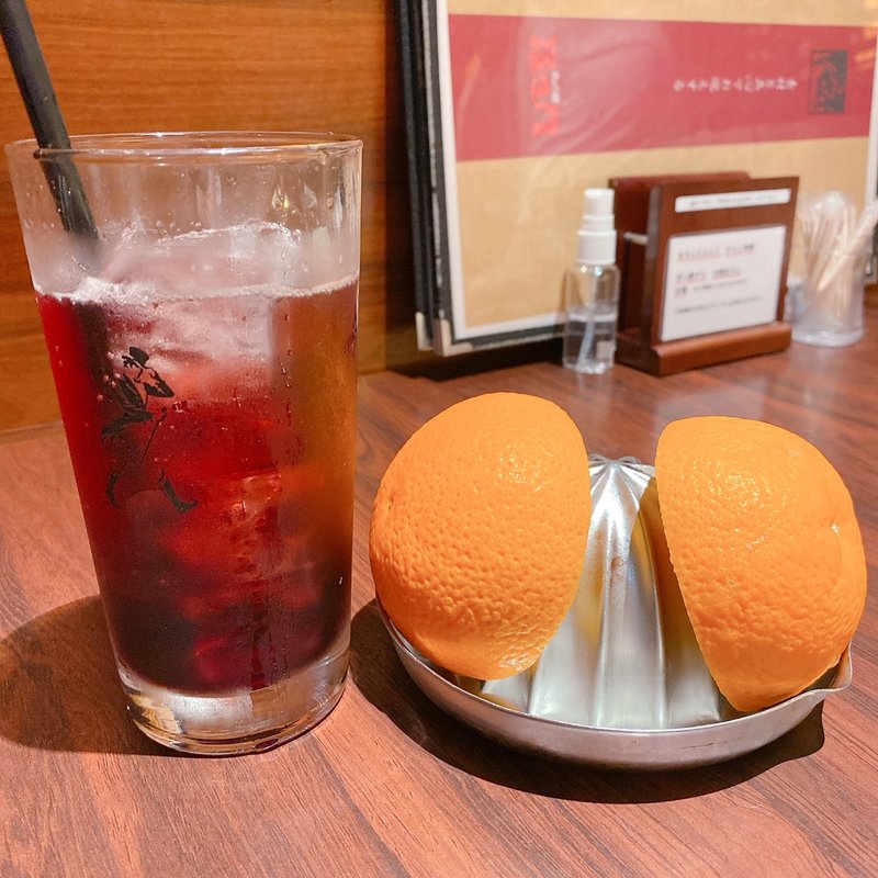 カシス&生オレンジ(肉の館 羅生門 明石店)