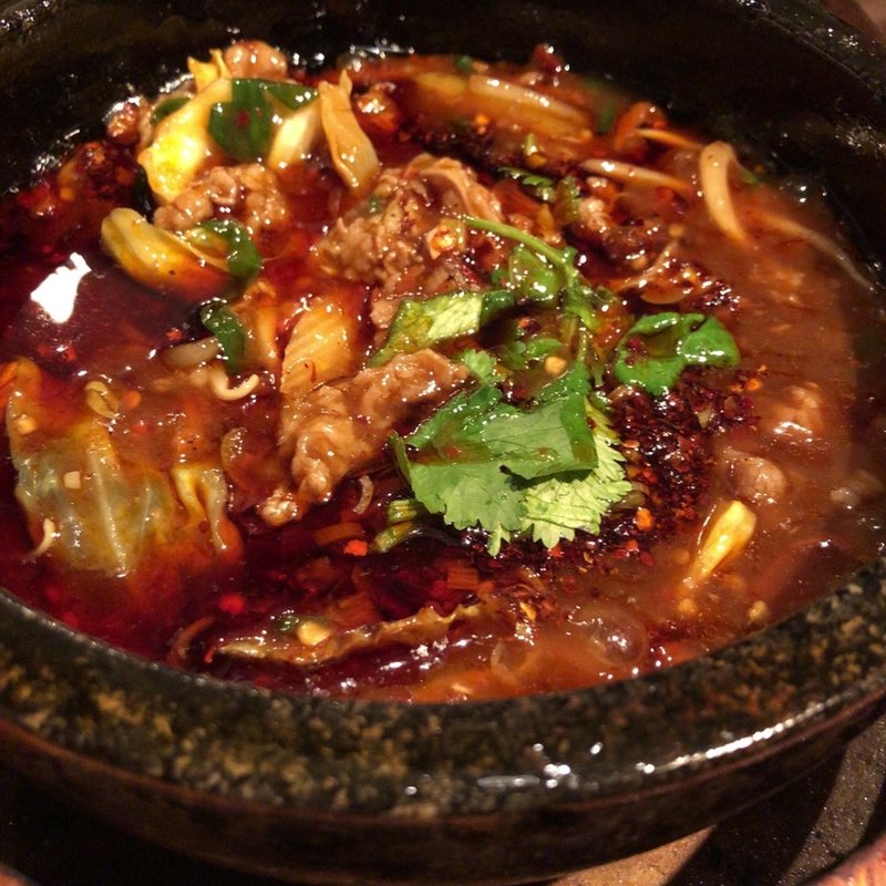 牛バラ肉麻辣煮込み(中国酒家 大天門)