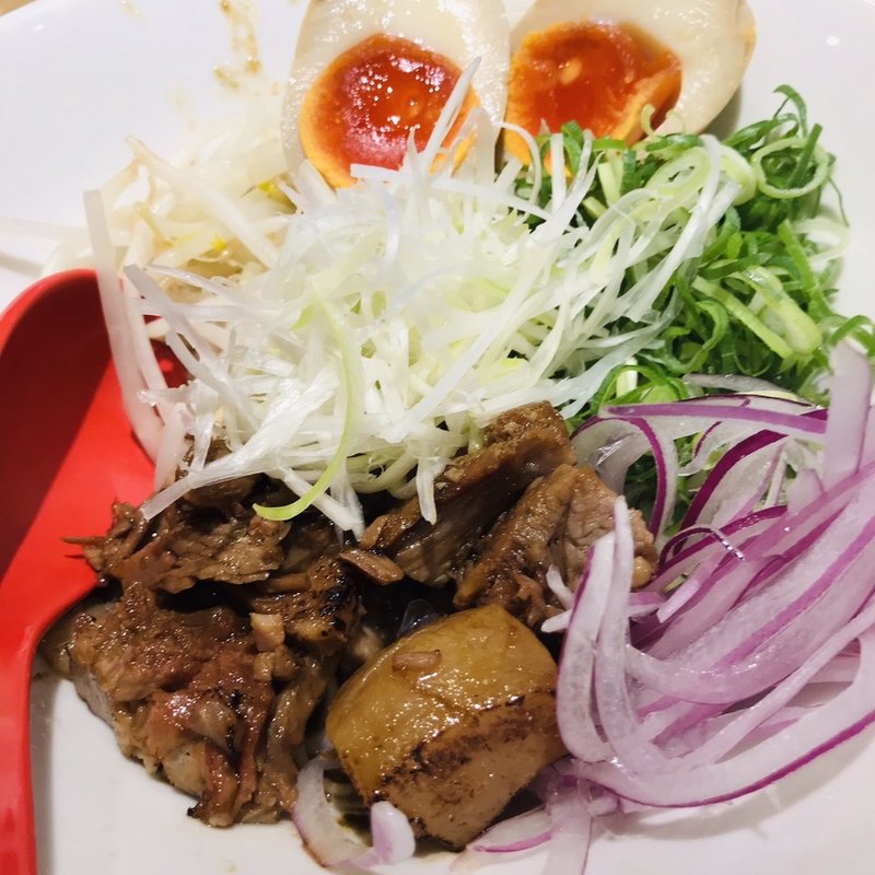 大淀まぜそば　味玉入り(らーめん 伊藝 （ラーメン イゲイ）)