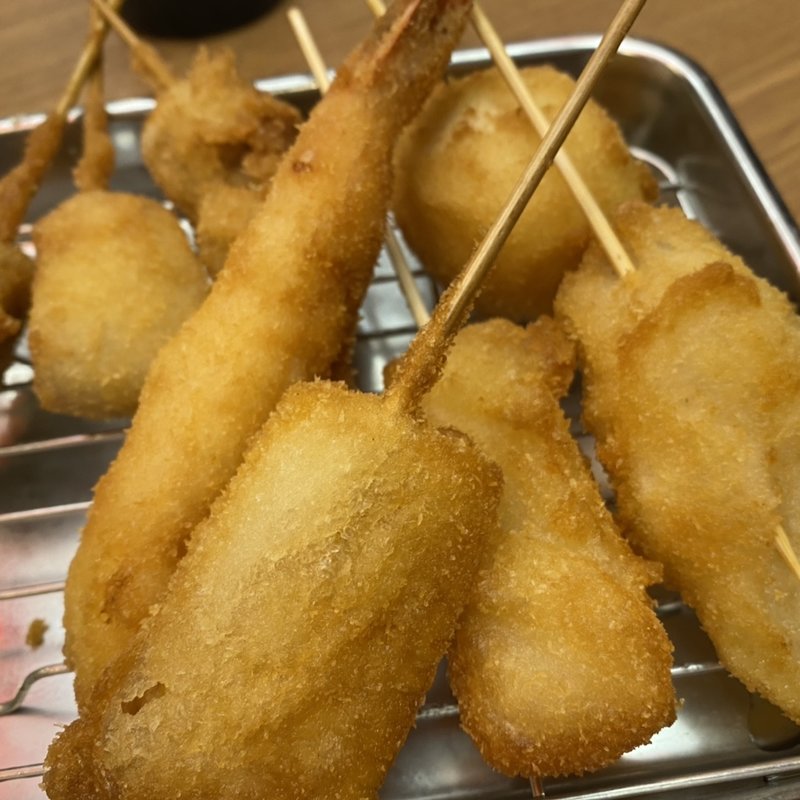 肉5本盛り(串カツ)(海鮮れすとらん 魚輝水産 豊中庄内店)