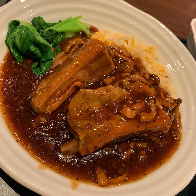 スペアリブあんかけ炒飯(侑久上海 天神店)