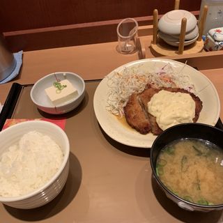 チキン南蛮定食(やよい軒 阪急池田店)
