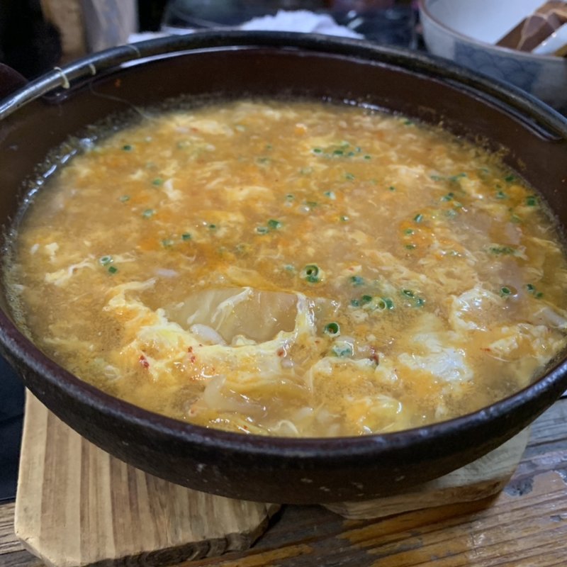 キムチ雑炊(焼き鳥大成)