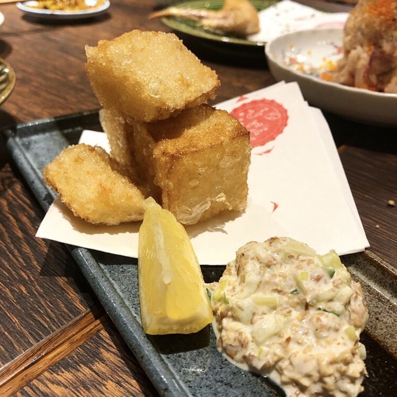 山芋の竜田揚げ(酒呑気びんご)