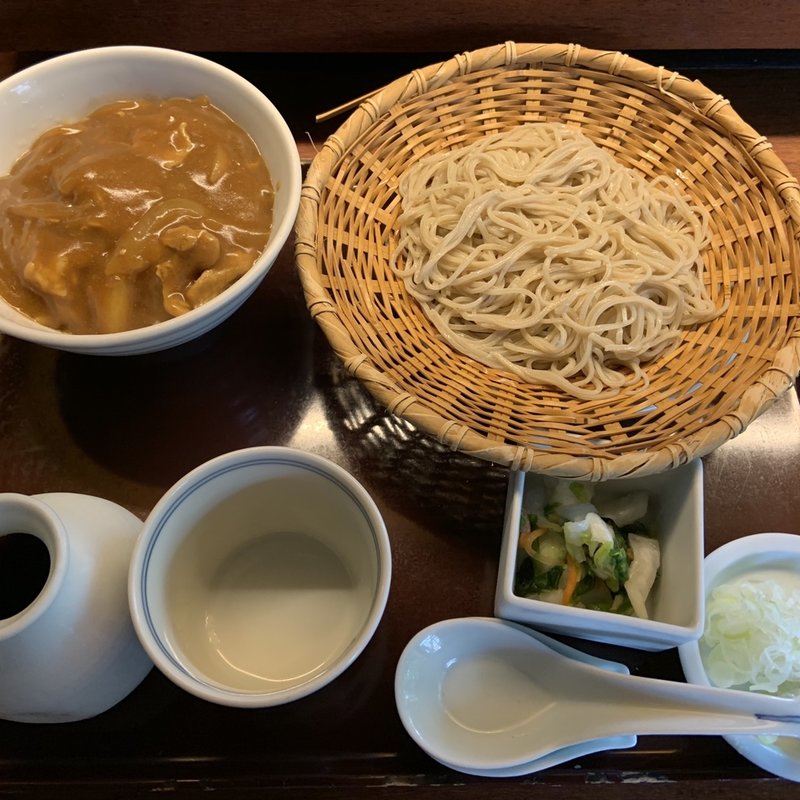カレー丼とそば(吉祥庵 目白店)