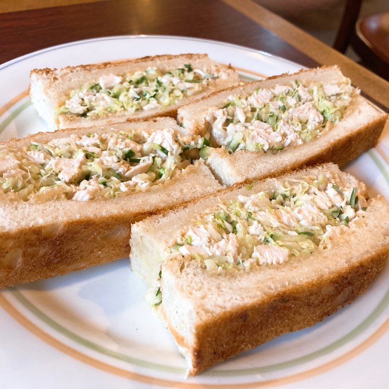 チキンサンド(珈琲専門店 銀座ブラジル 浅草店)
