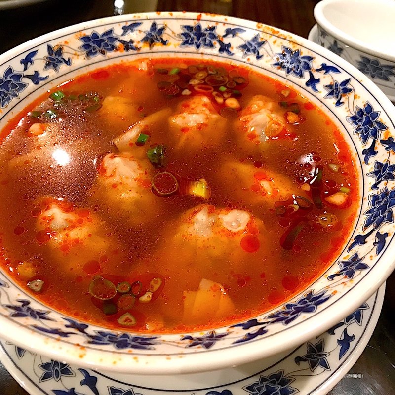 水餃子　酸辣味(重慶飯店新館レストラン)