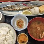 さんま塩焼（週替わり魚定食）(八丁堀 朋（ハッチョウボリ トモ）)