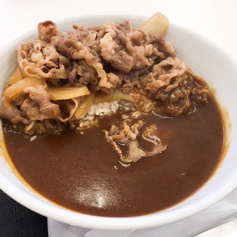 肉だく牛カレー(吉野家 １７６号線宝塚店)
