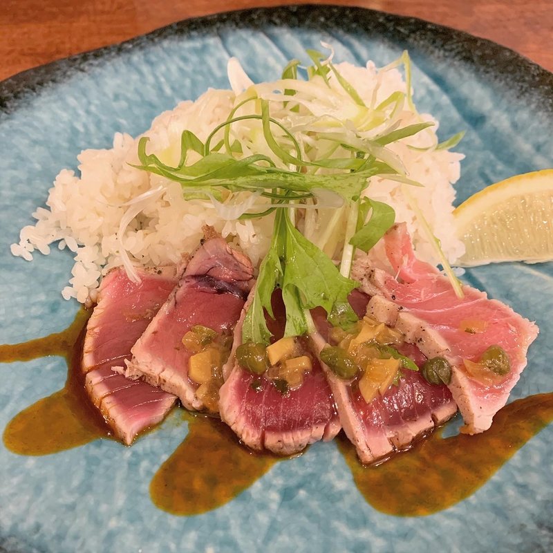 限定　対馬産本マグロ丼(海老丸らーめん)