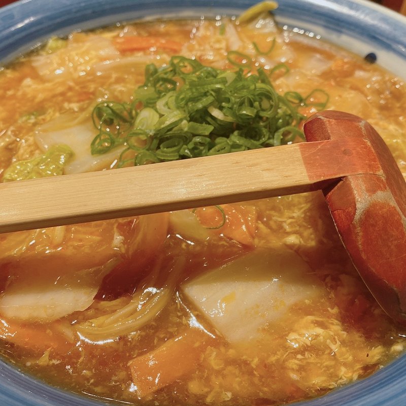 黒酢あんかけうどん(手延べうどん 水山 エキュート品川サウス店)