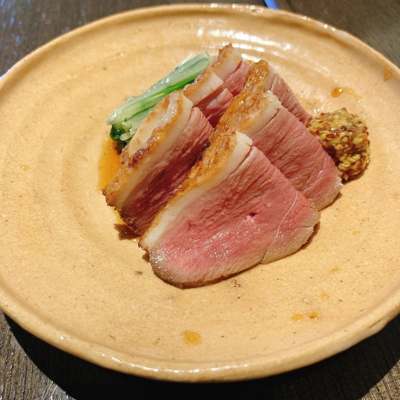 鴨ロース(手打ちそば 大阪松下)