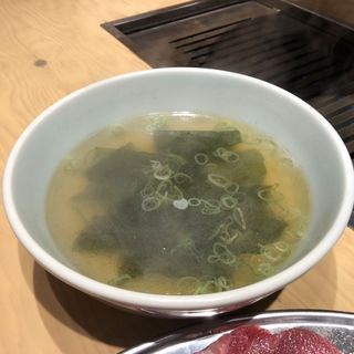 わかめスープ(大衆 焼き肉ホルモン 大松)