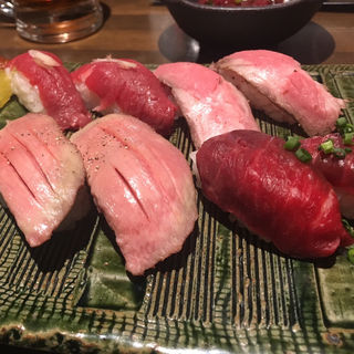 赤身4種盛り合わせ(横浜 肉寿司)