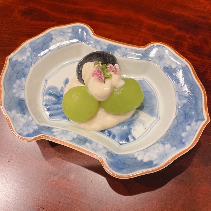 ぶどうの白和え(但)