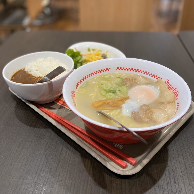 特製ラーメン(カレー・サラダセット)(スガキヤ 名西ヨシヅヤ店 )