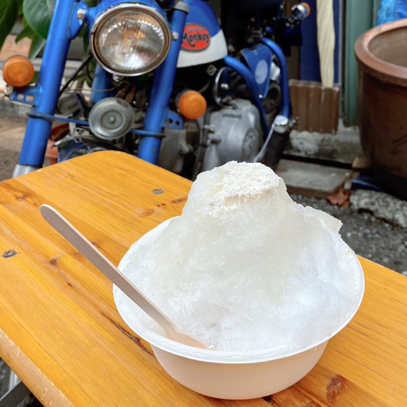 かき氷 和三盆(阿波)白みつ 和三盆糖付き(和菓子 たいやき すえき)