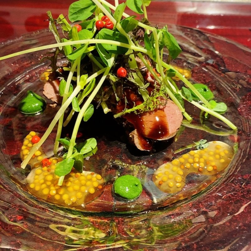 ジビエ料理(ワイン懐石 銀座 囃shiya)
