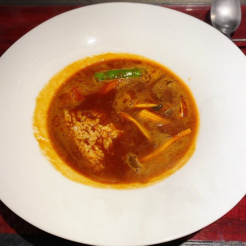 お野菜とかつおだしのハヤシライス(ワイン懐石 銀座 囃shiya)