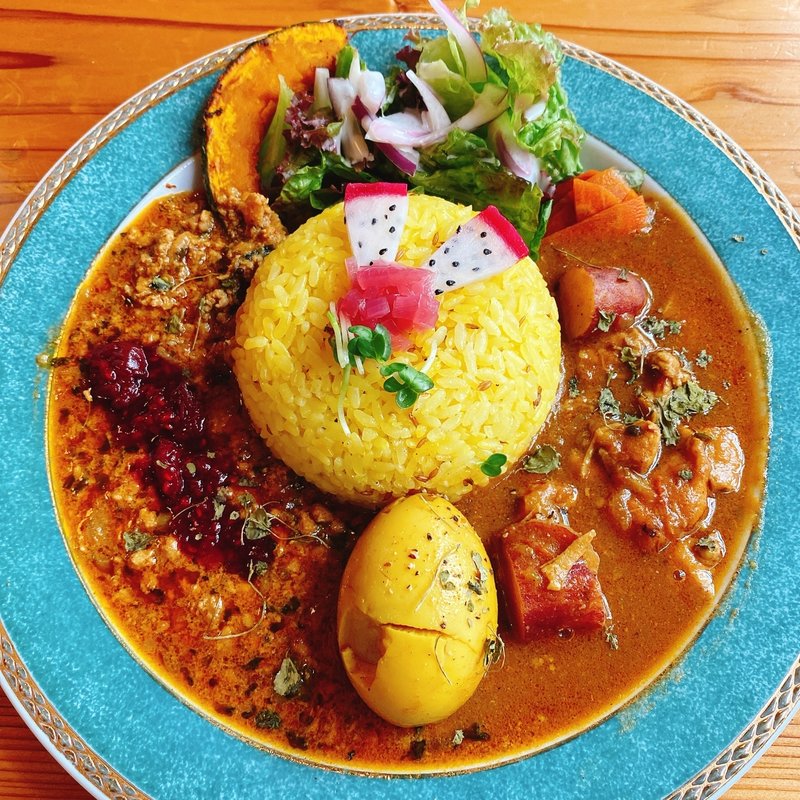 C あいがけカレー(スパイスカリー ホリック （spice curry Holic ）)