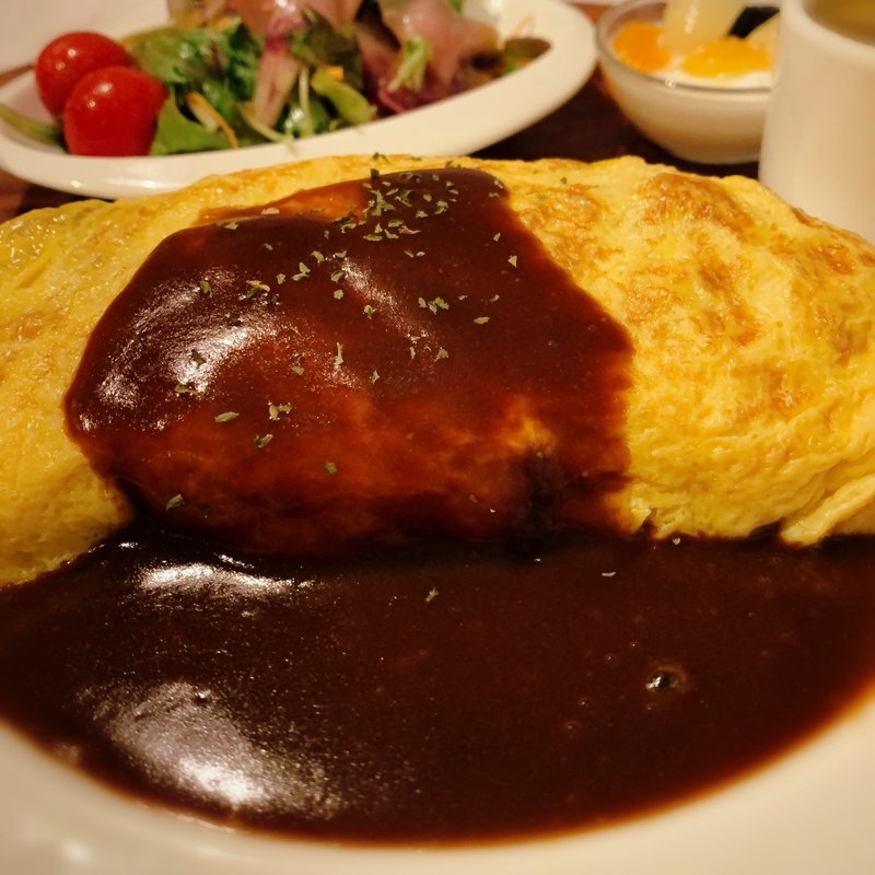 オムライスプレート(ｾﾝﾅﾘﾔﾌﾙｰﾂﾊﾟｰﾗｰ梅田)