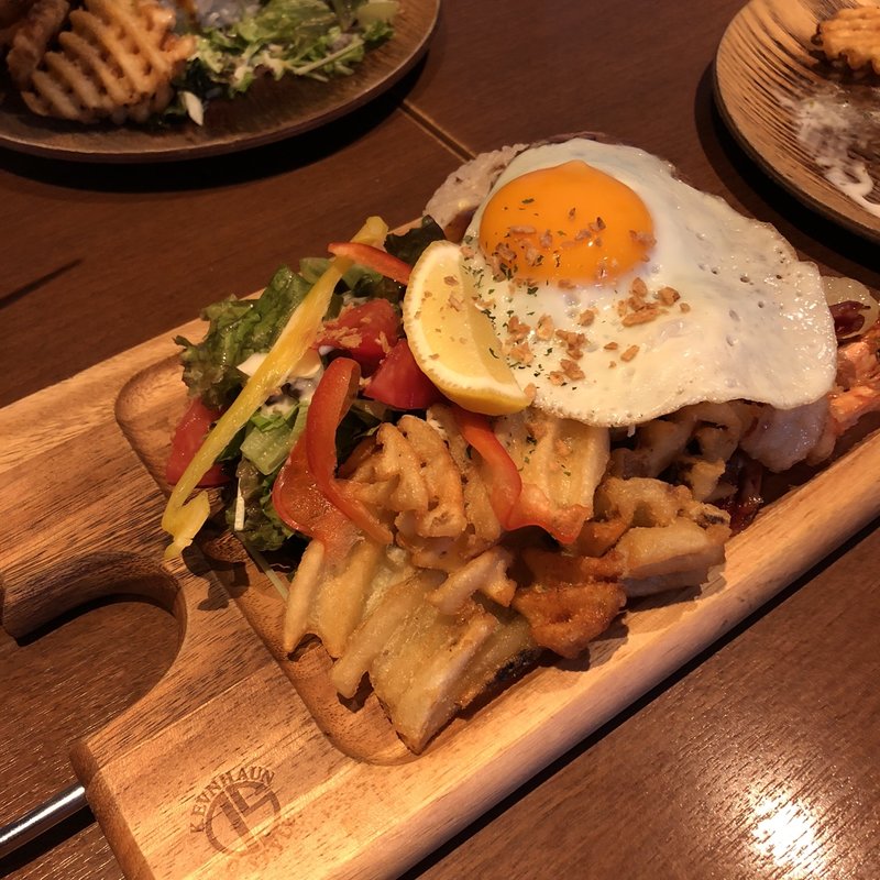 ロコモコ&ガーリックシュリンプ(グレービーソース （GRAVY SAUCE）)