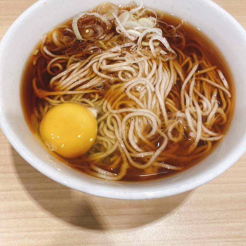 月見そは(いろり庵きらく 鎌倉店)