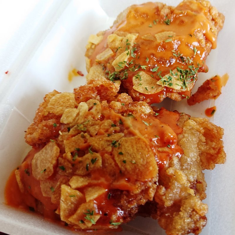 デカから（夏のガーリック トマトソース味）(から揚げの天才 鹿島田店)