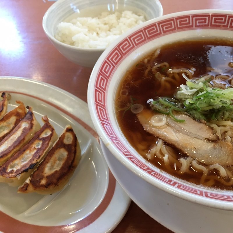 Cランチ餃子ラーメンセット(幸楽苑 川崎殿町店)