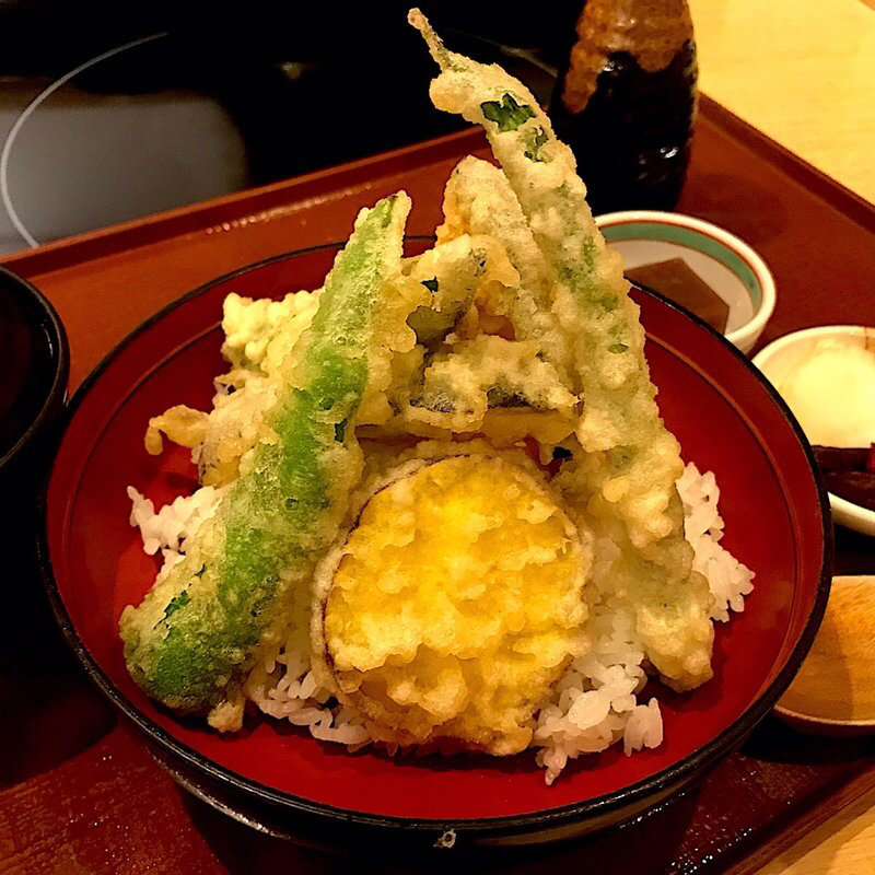 旬の野菜天空丼(漁亭浜や エスパル店 （浜や）)