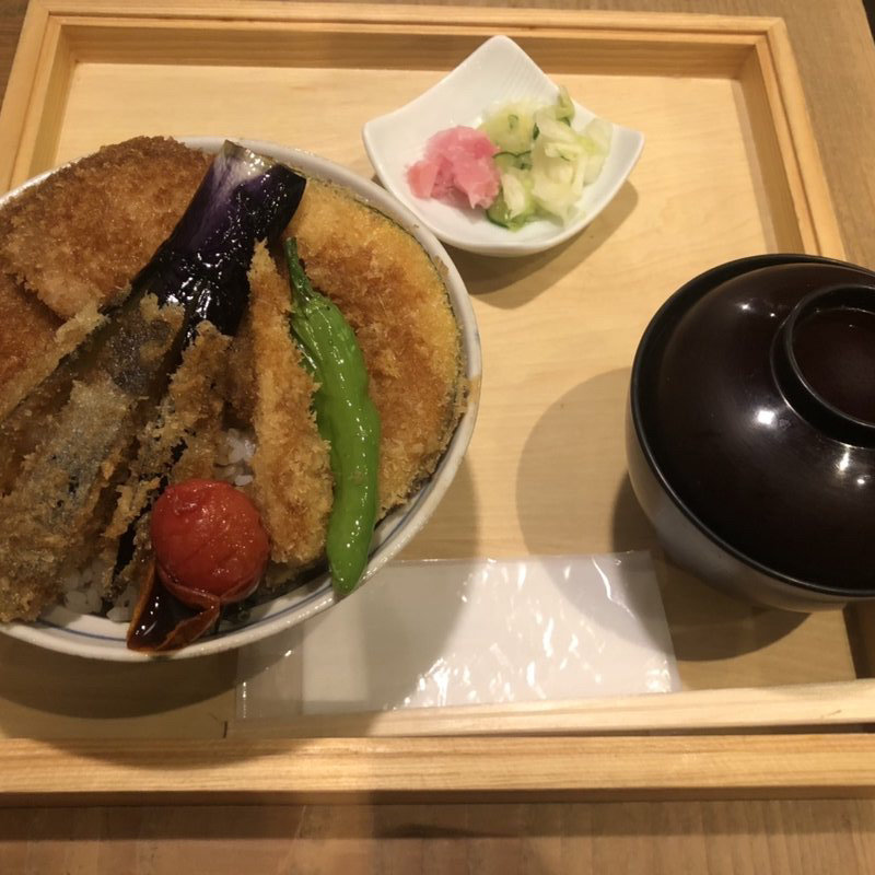 野菜ヒレカツ丼(タレカツ)