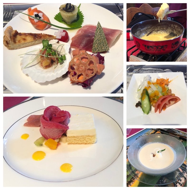 チーズフォンデュランチ(スイス料理 シャレー)