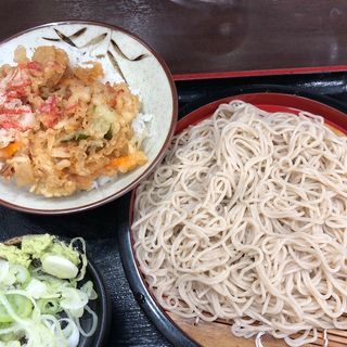 かきあげ丼セット(そばよし 京橋店)