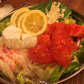 瀬戸内レモンとトマト　ミルフィーユ鍋(しゃぶしゃぶ　すみれ　そごう横浜店)