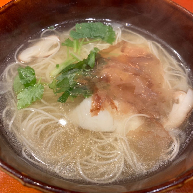 鯛にゅうめん（ハーフ）(活魚料理 魚竹)