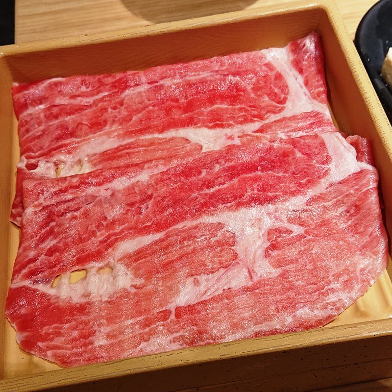 温野菜牛肩ロース（北米産）(しゃぶしゃぶ温野菜 元住吉店)