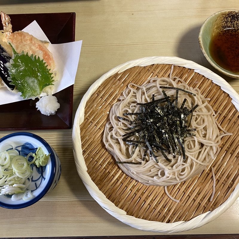 天ざる蕎麦(手打そば 深水庵)
