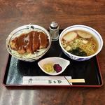 てりかつ丼とミニラーメン